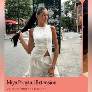 Insert Name Here INH Miya Ponytail in Dark Brown